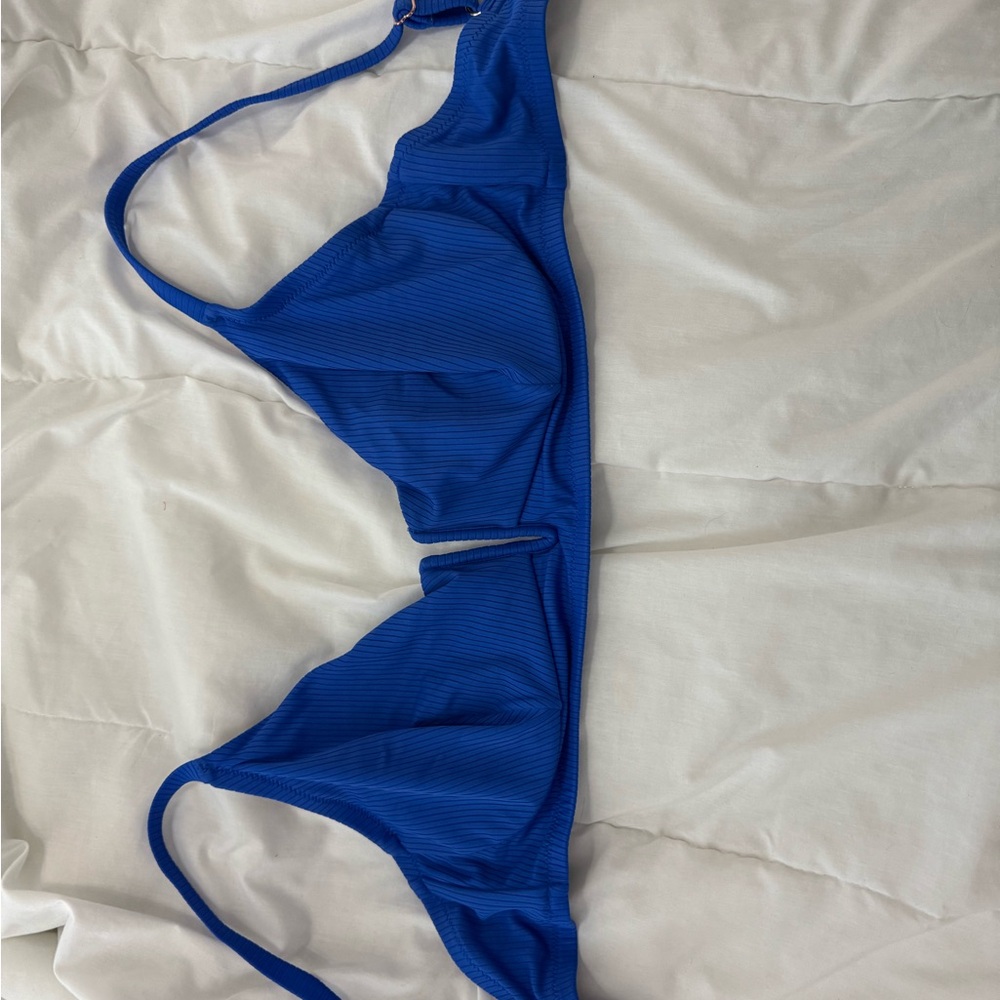 Shade & Shore Blue Bikini Top